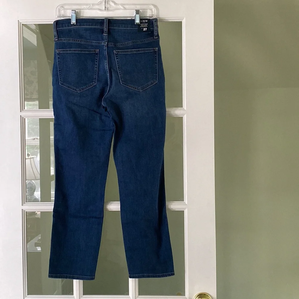 J. Crew High Rise Vintage Straight Women’s Stretch Jeans Size 27 Brand New! NWT